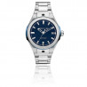Relógio masculino Cerruti com pulseira de aço inoxidável CRA29010