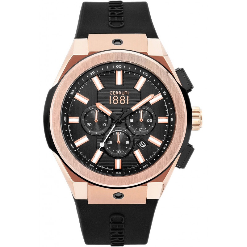 CERRUTI 1881 Reloj silicona - Hombre - 44 mm CRA163SRB02BK